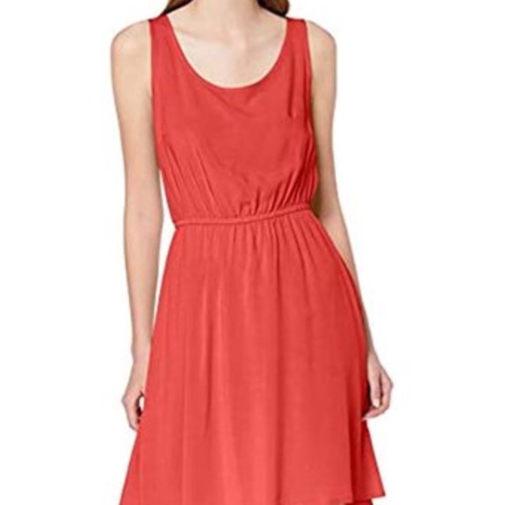 Lush NWOT Coral Sleeveless Dress Sz M